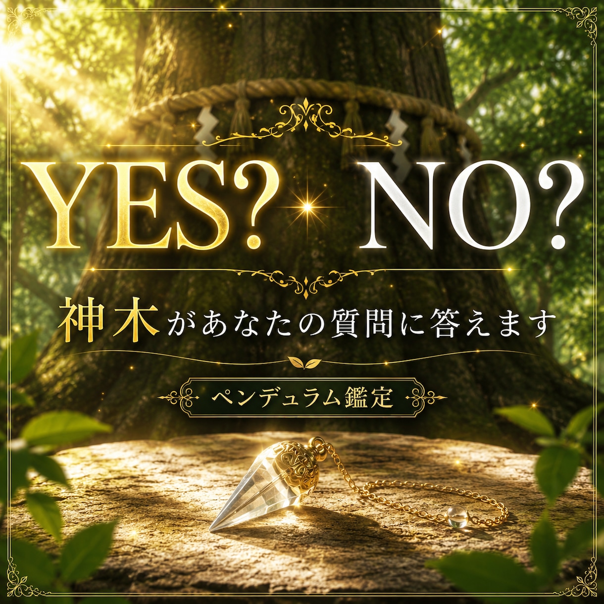 Yes or No? あなたの迷いに答えを出します ご質問5つ　自分では判断できない時にあなたの背中を押します イメージ1