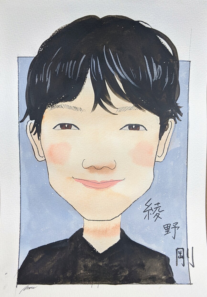 お写真から似顔絵作成致します 笑顔溢れる似顔絵はいかがですか？大切な人のギフトに イメージ3