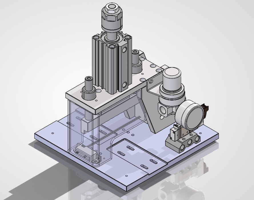 SolidWorksで部品・治具を設計しますます 製造経験を活かした加工性、メンテナンス性を考慮した機械設計 イメージ1