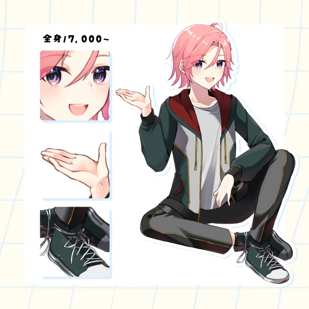 アイコンや立ち絵など！幅広く対応します 最短10日でお届け！明るくてかわいいイラストが得意です◎ イメージ3