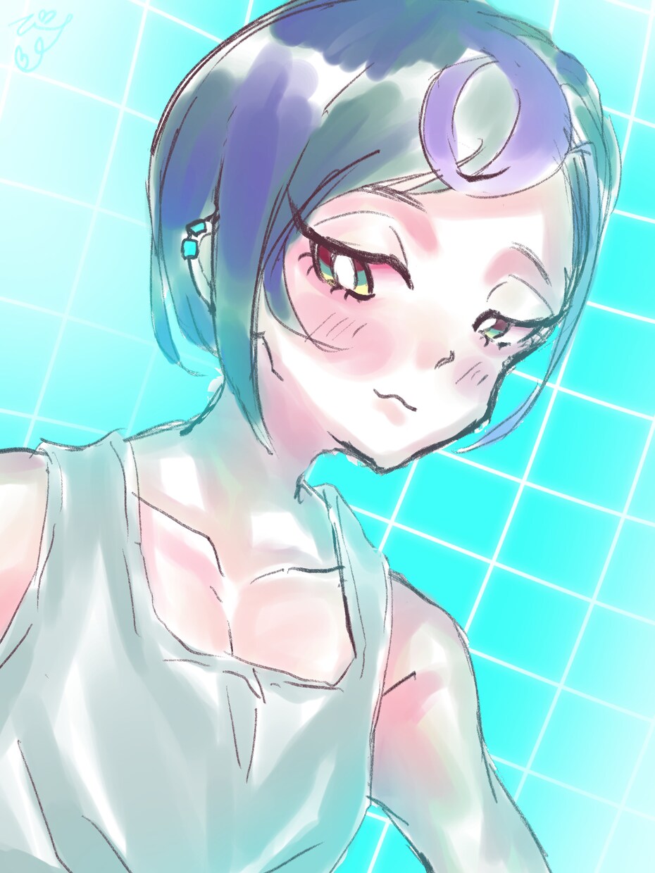 感情表現豊かなシンプルなイラストを描きます 喜怒哀楽を表したいシーンによって雰囲気つくりから一枚絵に イメージ2