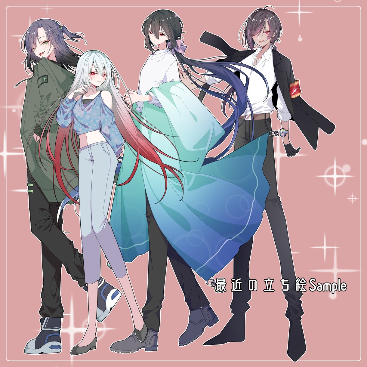TRPG/配信用立ち絵の制作いたします 活動のお手伝いを全力でさせて下さい！！！ イメージ7