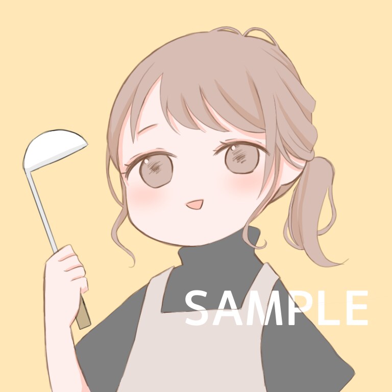 アイコンにおすすめ♡可愛いイラストお描きします 似顔絵風・デフォルメ・イメージイラストなどもお受け致します◎ イメージ5
