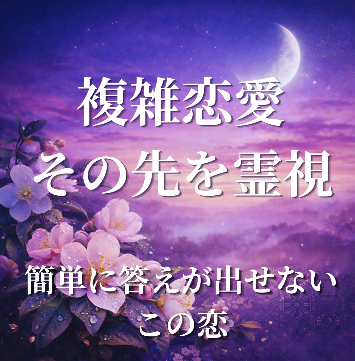 愛しているのに苦しいこの関係、その先の未来を視ます このまま続けた先の未来と、今あなたにできることを霊視 イメージ1