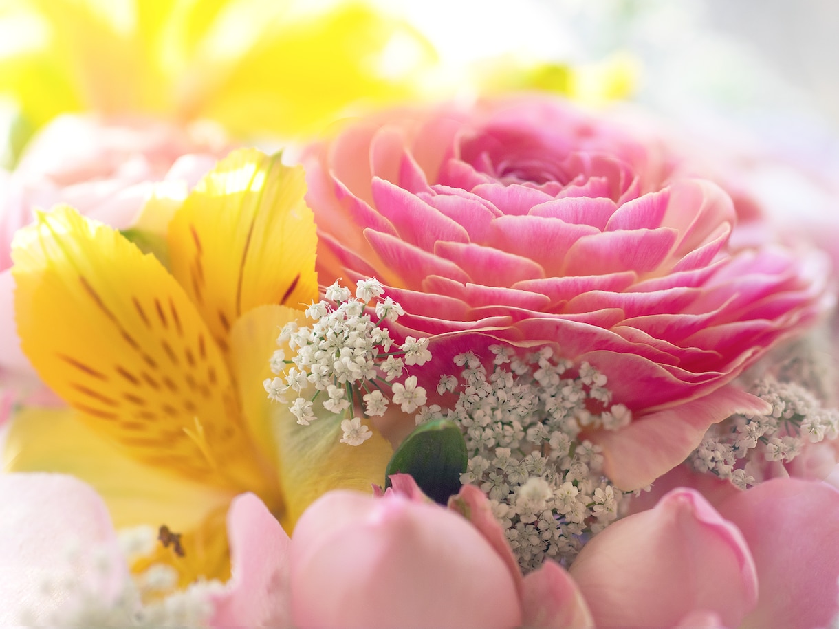 ブライダル・式典用のお花の画像 3組 販売します 花のアーティスティックな撮影と彩色に定評。癒しパステルカラー イメージ1