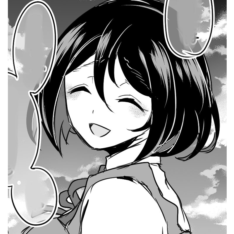 1000円！セリフ付き白黒漫画風イラスト描きます 簡易絵だから格安即納！さくっと気軽に依頼したい方に イメージ3