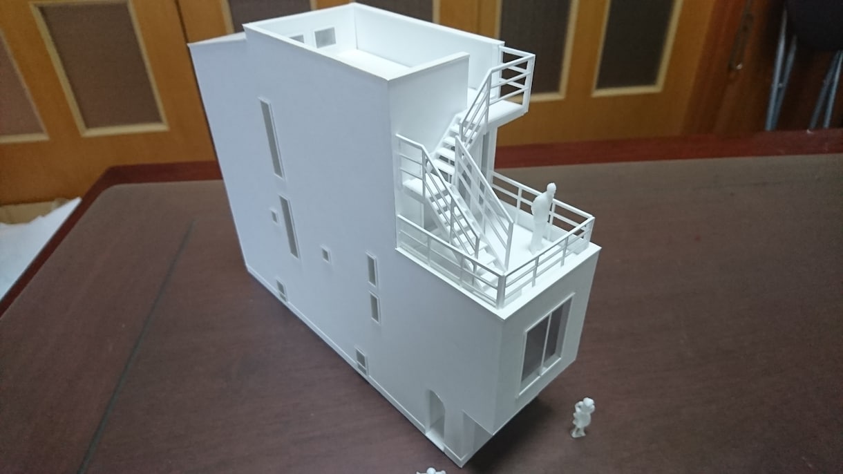 計画建物のスタディ模型（白模型）を製作しています 建設会社様・不動産会社様の建物造りのお手伝いをさせて頂きます イメージ9