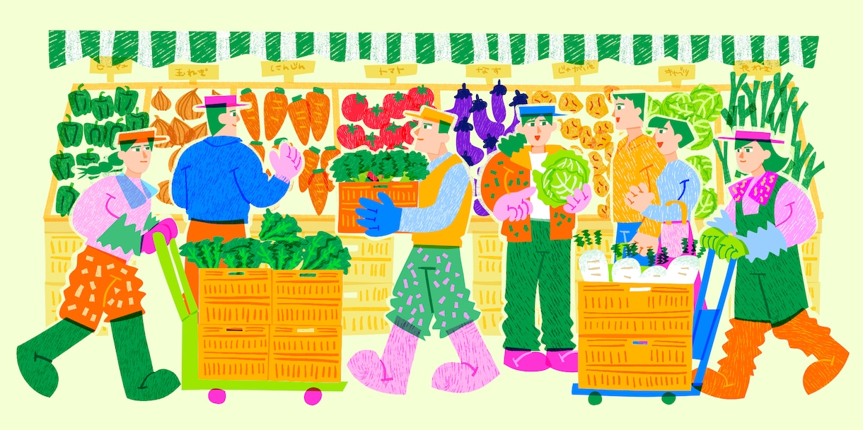 商用可！フラットでPOPなイラストを描きます 広告や書籍で目を惹く挿絵を求めている方に！ イメージ5