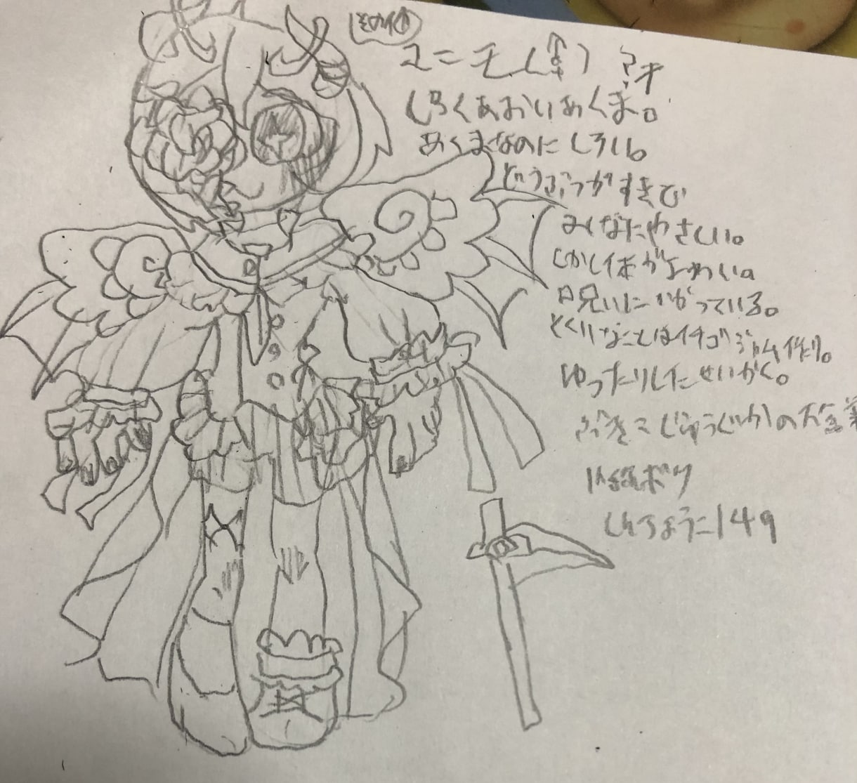 キャラクターデザイン(アナログ)ます アナログで軽くやります。とりあえず作りたい方へ。 イメージ5