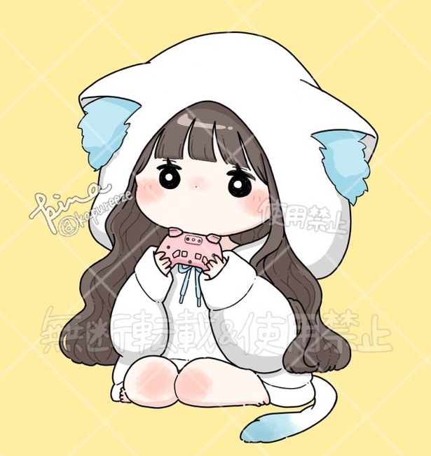 ほっこり癒されるゆる可愛いイラストをお描きします アイコンヘッダー配信画面、人物動物、様々なゆる絵対応してます イメージ4