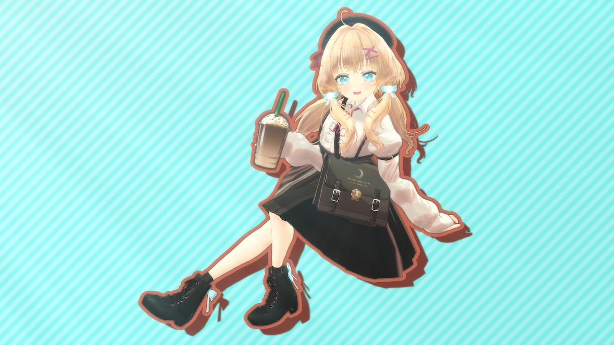 Vtuber様向け3Dキャラクターモデル制作します VRの世界で輝く貴方の姿を作るお手伝いをさせてください！ イメージ10