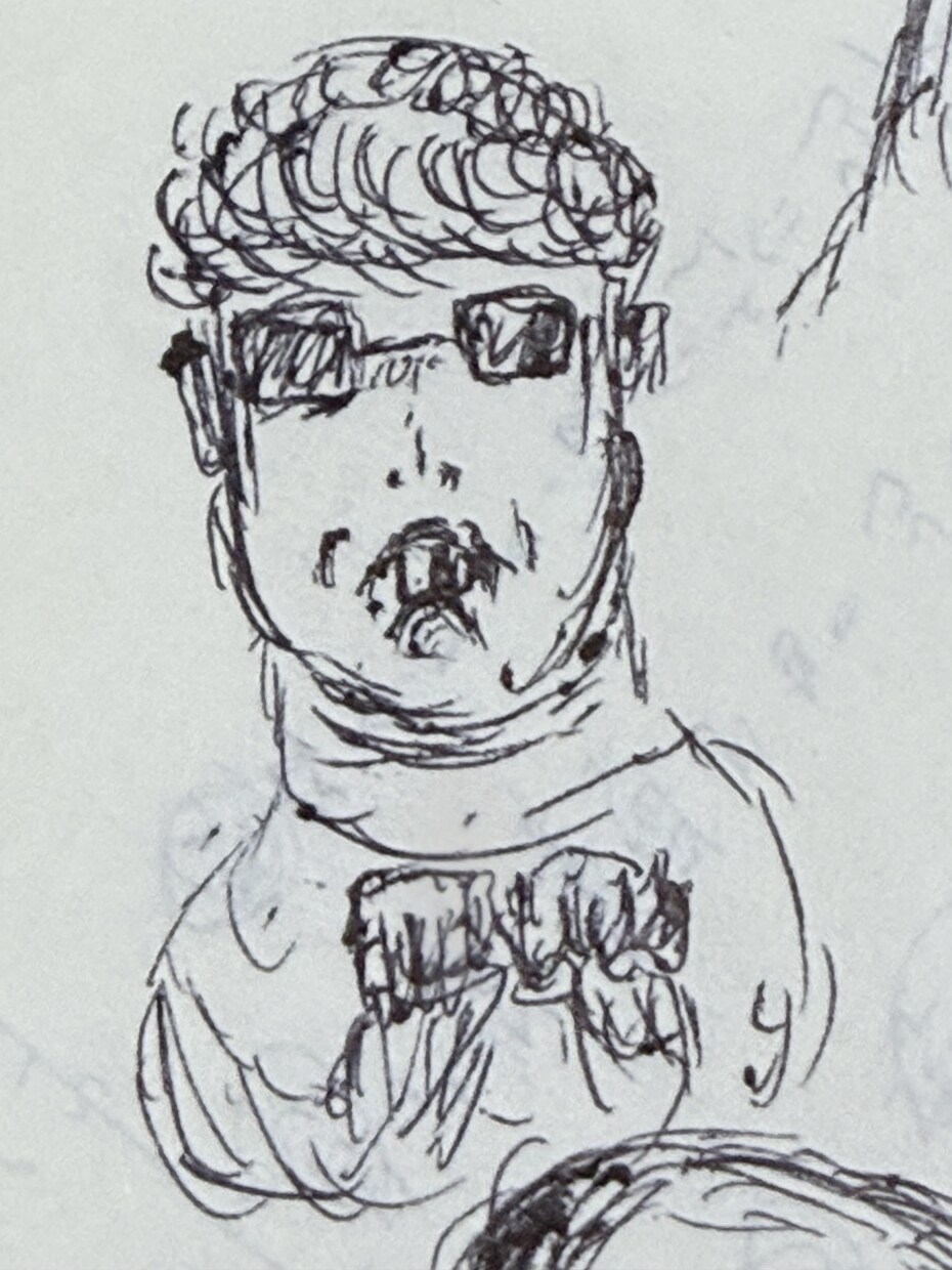 奇妙で変な人物画書いてます 基本的に万人には受けないと思います。変な絵ですので。 イメージ1