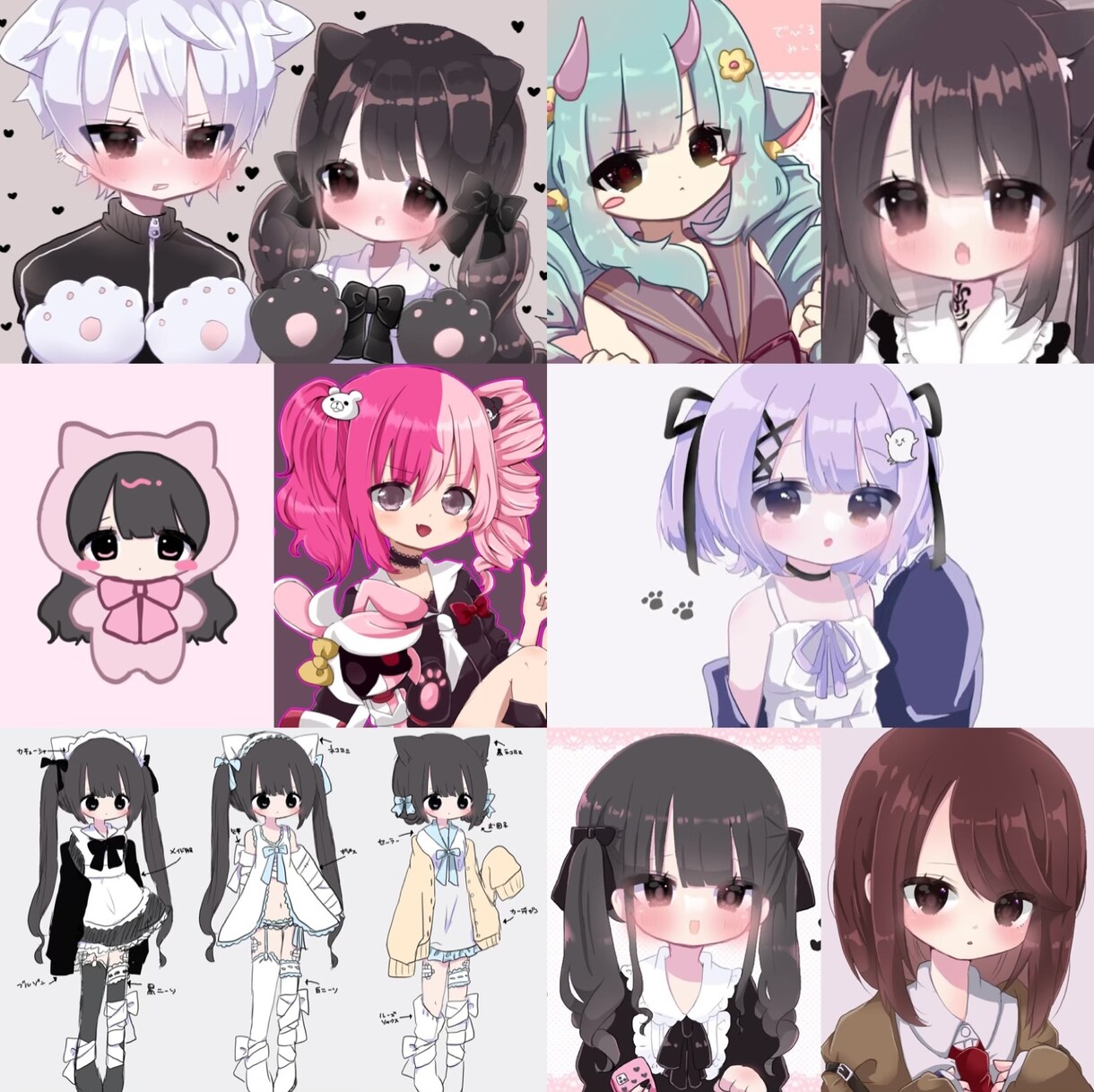 SNS用で映える可愛いアイコンイラスト描きます 可愛い女の子のイラストが得意ですෆ  ̖́-‬ イメージ3
