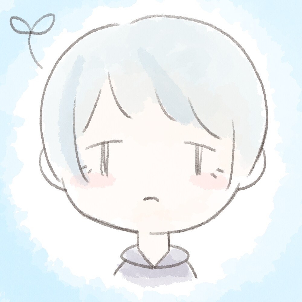 ふんわりかわいいアイコン制作します 水彩風のふんわりとしたイラストを描きます イメージ3