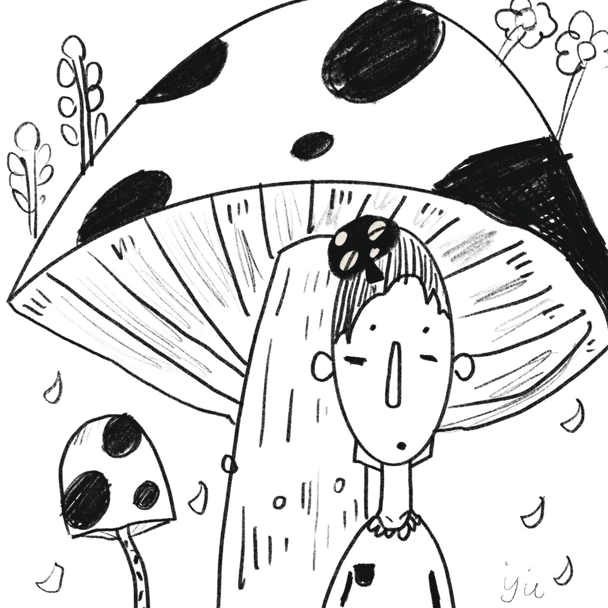 ゆるかわ手描きイラスト制作します ほっこりする、世界に一つだけのゆるかわイラスト。 イメージ7