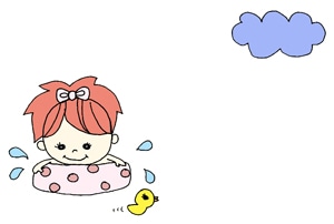 ネットショップ用かわいいイラストます ネットショップ用かわいいイラストのお礼状（文面なし）を販売 イメージ1