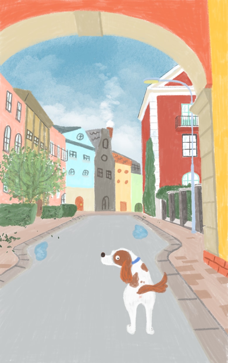愛犬を絵本の世界にご招待します 絵本にでてきそうな可愛い一コマを愛犬でデザインします イメージ6