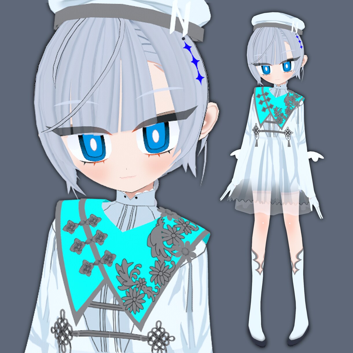 フルスクラッチ3Dモデルの制作いたします バーチャルYouTuber活動でのご利用に イメージ4