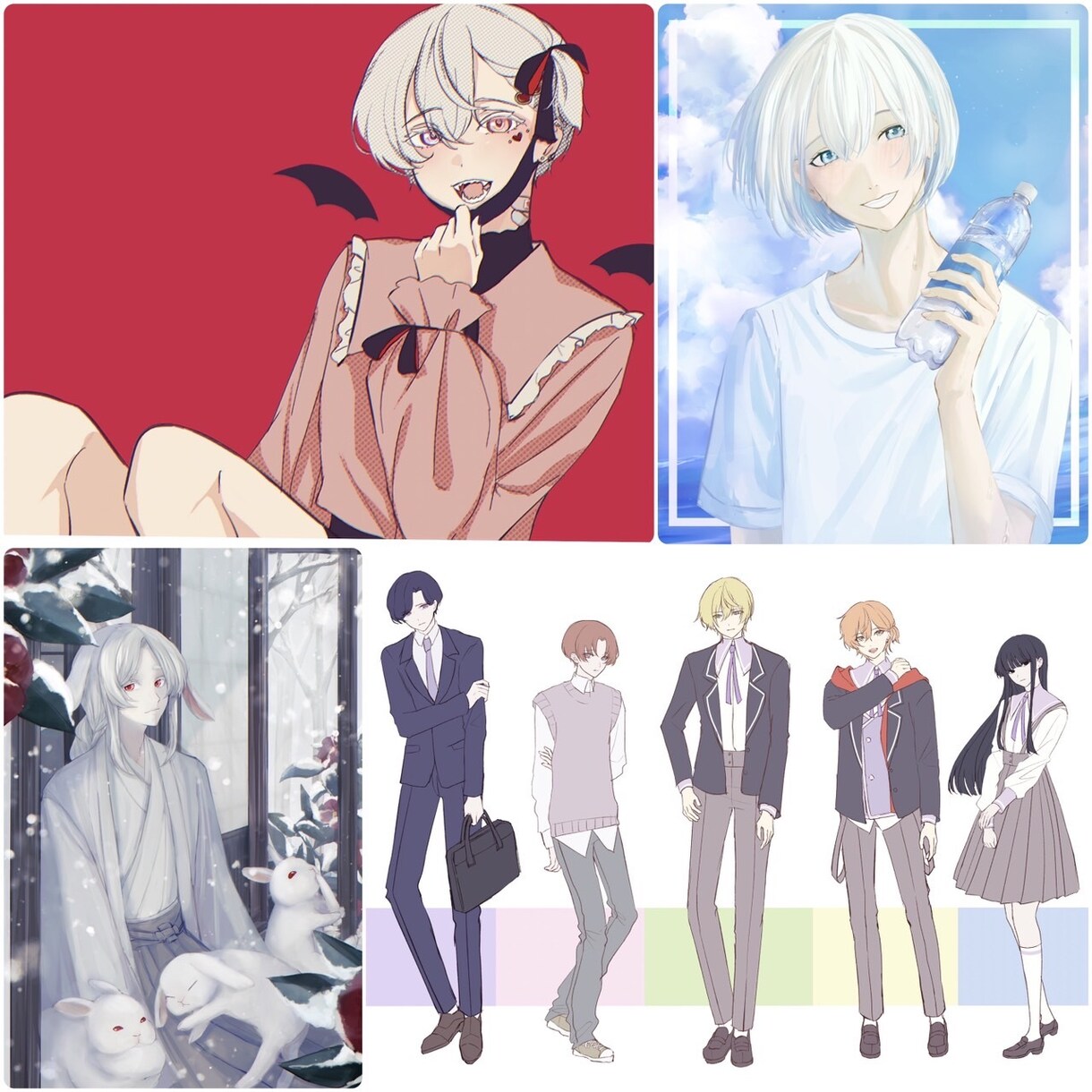 綺麗め絵柄で高品質な1枚絵を作成致します sns、配信、表紙やサムネなど対応しております イメージ4