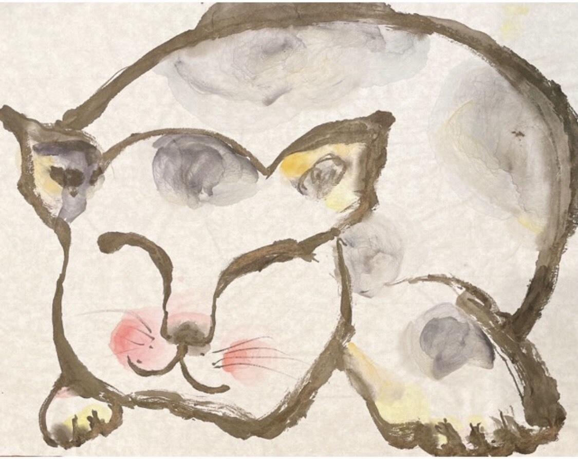 個性的な墨アート描きます 似顔絵、挿し絵、アイコン、風景など イメージ6