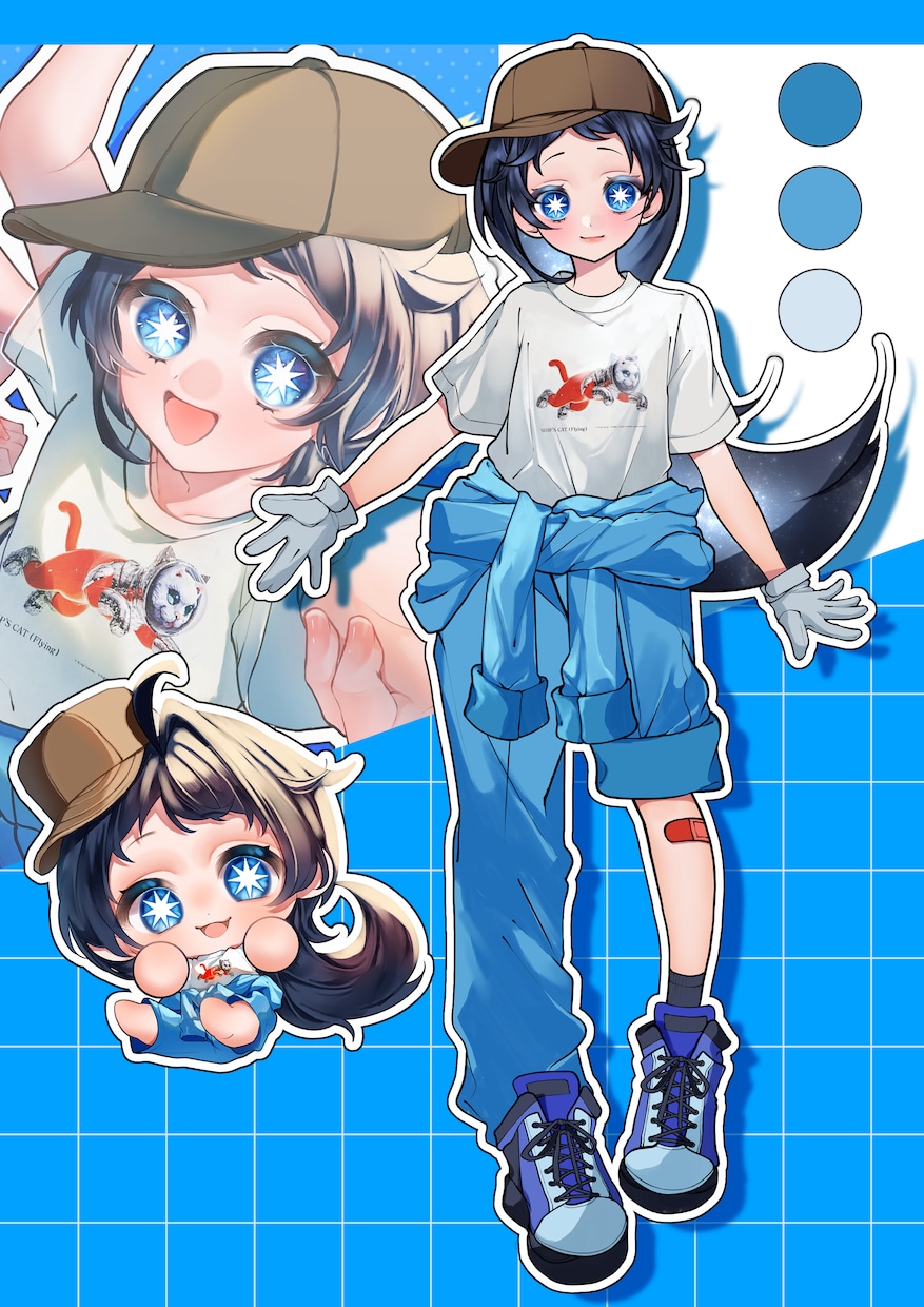 商用◎キャラデザ込み、かわいい立ち絵を制作します VTuberやTRPG向けのキャラクターをお探しのあなたへ！ イメージ5