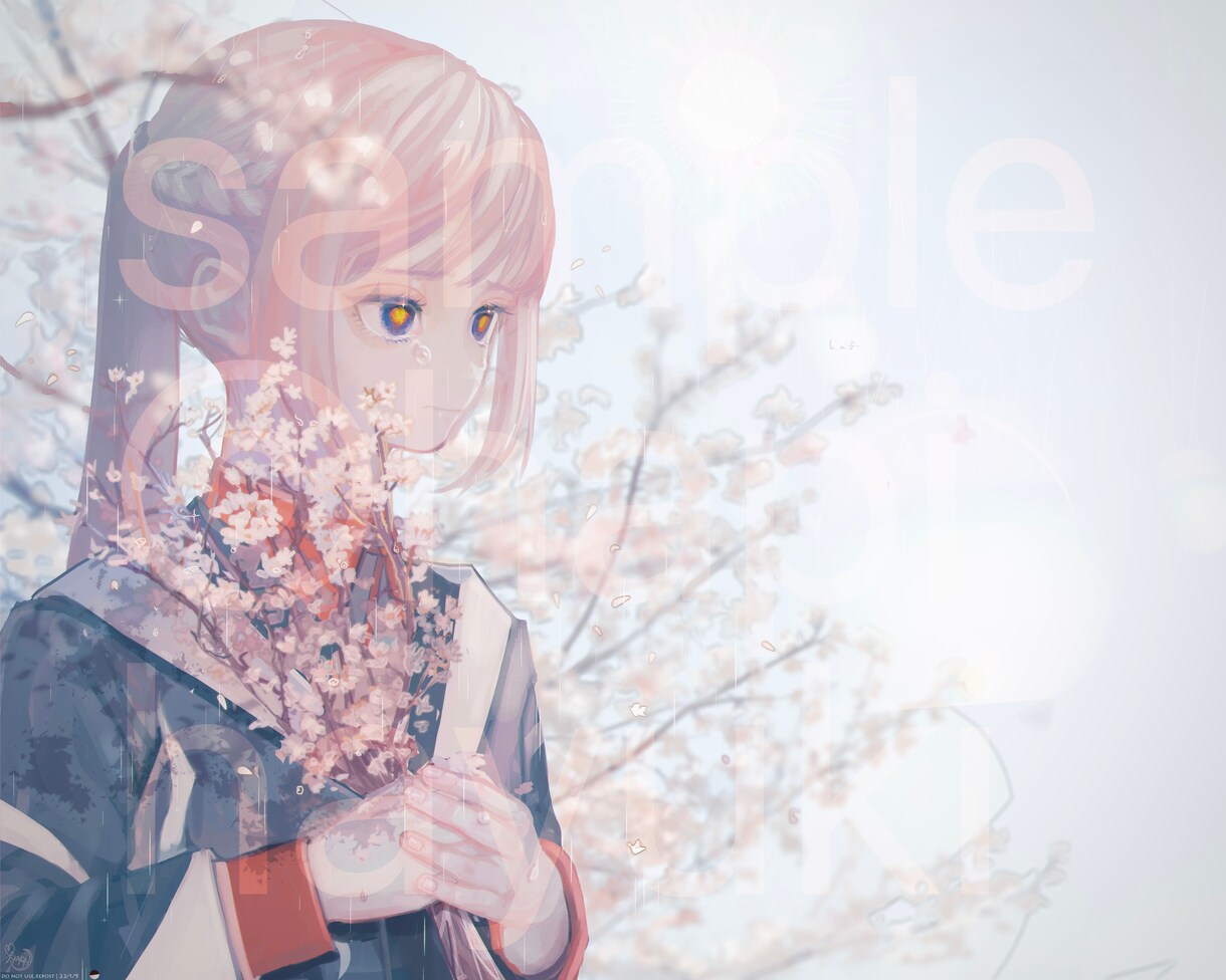 イラスト制作承ります 繊細な色使いや柔らかい線を表現します。 イメージ1
