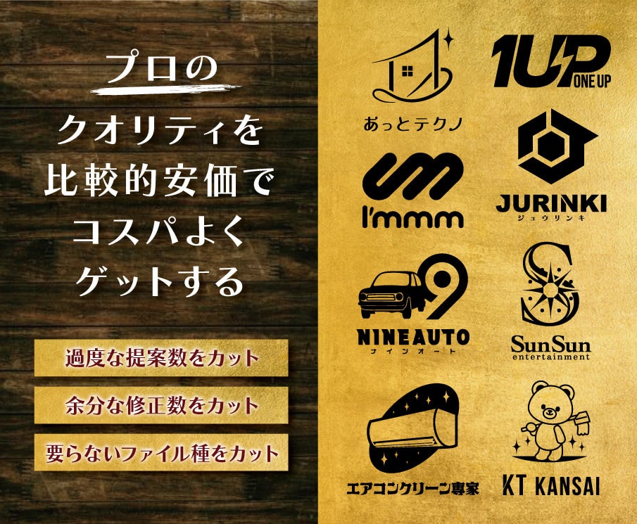 コスパよくプロクオリティ会社ロゴを提供します 安価版AI無／ロゴはブランディングツール！ブランド・事業等に イメージ1