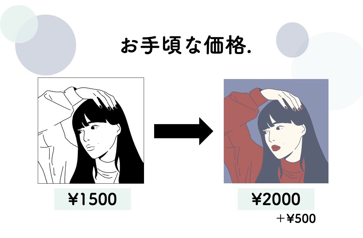 お洒落なシンプルイラストを描きます 現役デザイナーがお手頃なお値段でイラストを作成します。 イメージ6