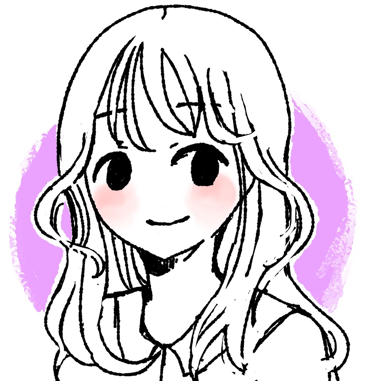 大人かわいい手描き風SNSアイコンを制作します お仕事やSNSで使用可能なシンプルで親しみやすいオリジナル イメージ3