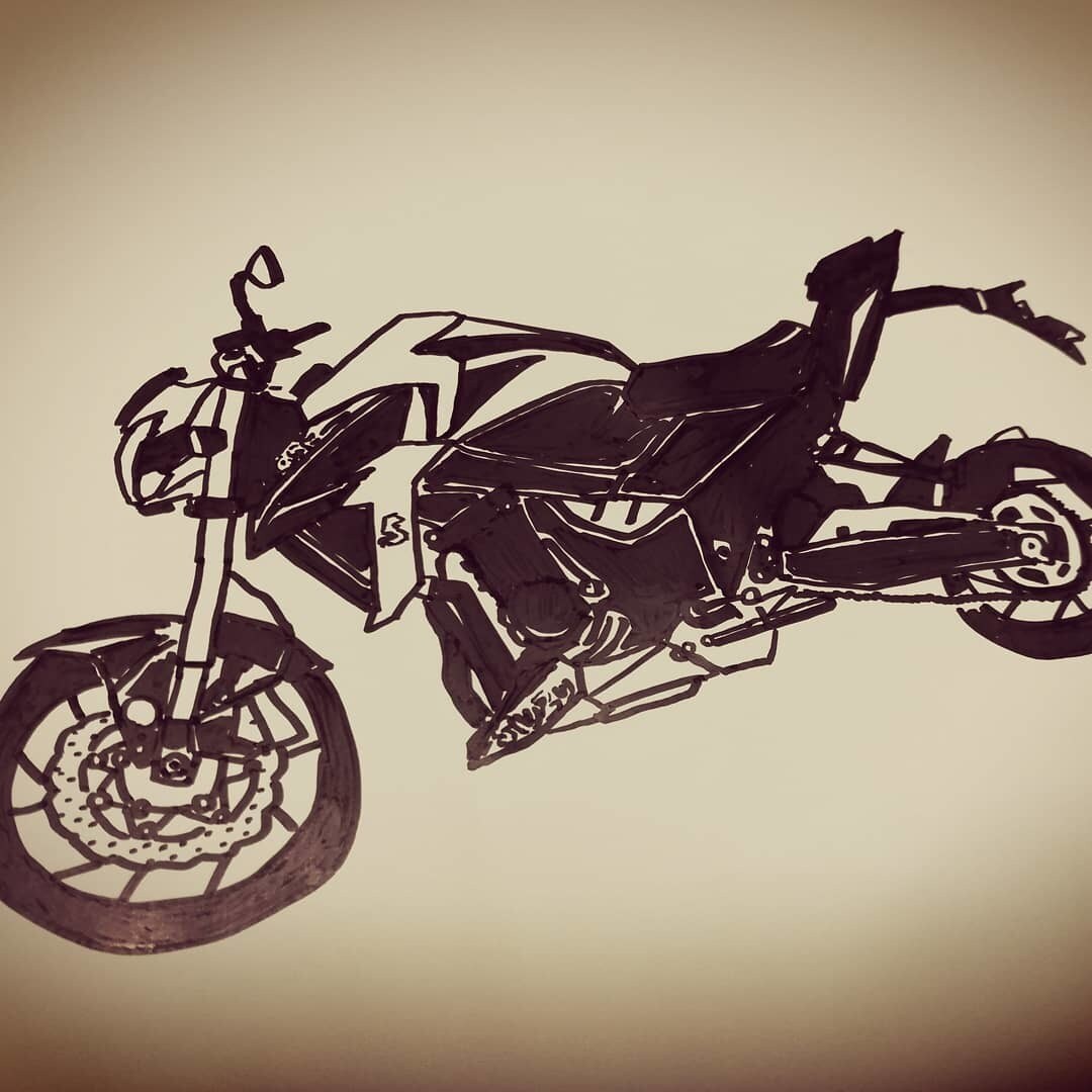 バイクのイラスト描きます 自分の愛車やバイク好きな人へのプレゼントに イメージ6