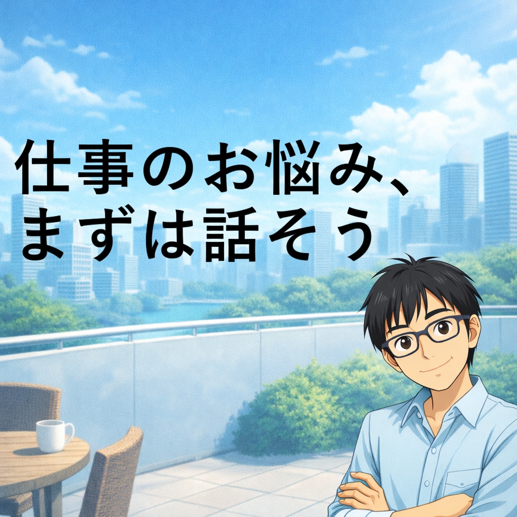 仕事・職場の悩み、なんでも相談に乗ります 話して状況をたな卸し→次の一歩が見えるところまで イメージ1
