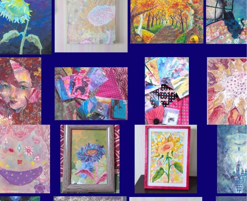 お試し＊絵画【使用目的自由】描きます ご依頼⇒制作の一往復のみ＆商用利用可　お試しご依頼に最適です イメージ2