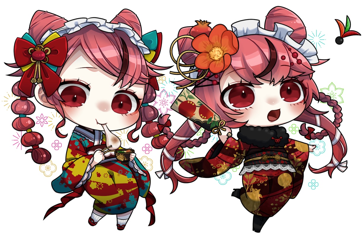 可愛くて鮮やかな小っちゃいキャラを描きます つやつやツルツルしてて美味しそう イメージ8