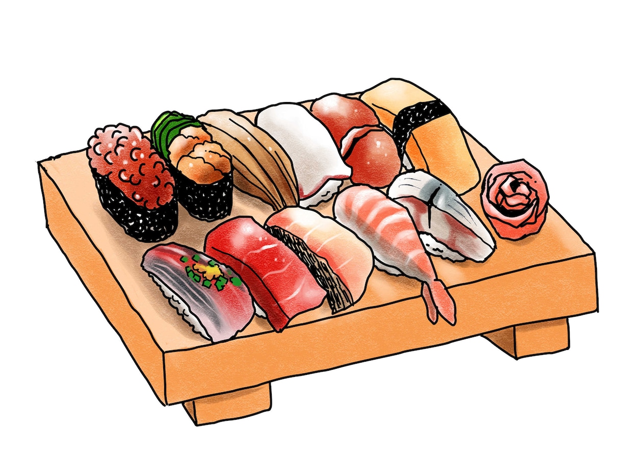 お料理の絵を描きます お店のメニューや記念のお料理を絵にしませんか？ イメージ3