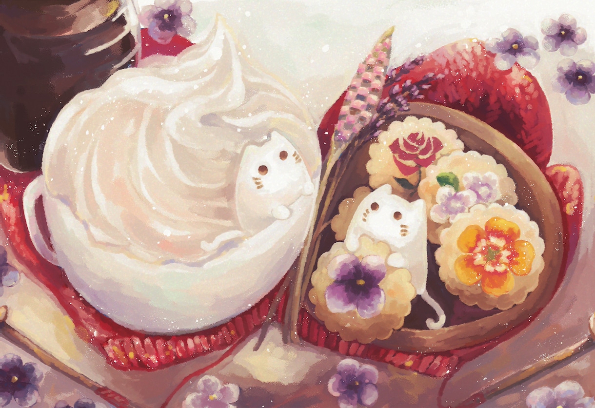 おいしそうで“魅せる”食べ物イラスト　描きます メニュー表、パッケージなど　親切な取引で【リテイク無制限】 イメージ10