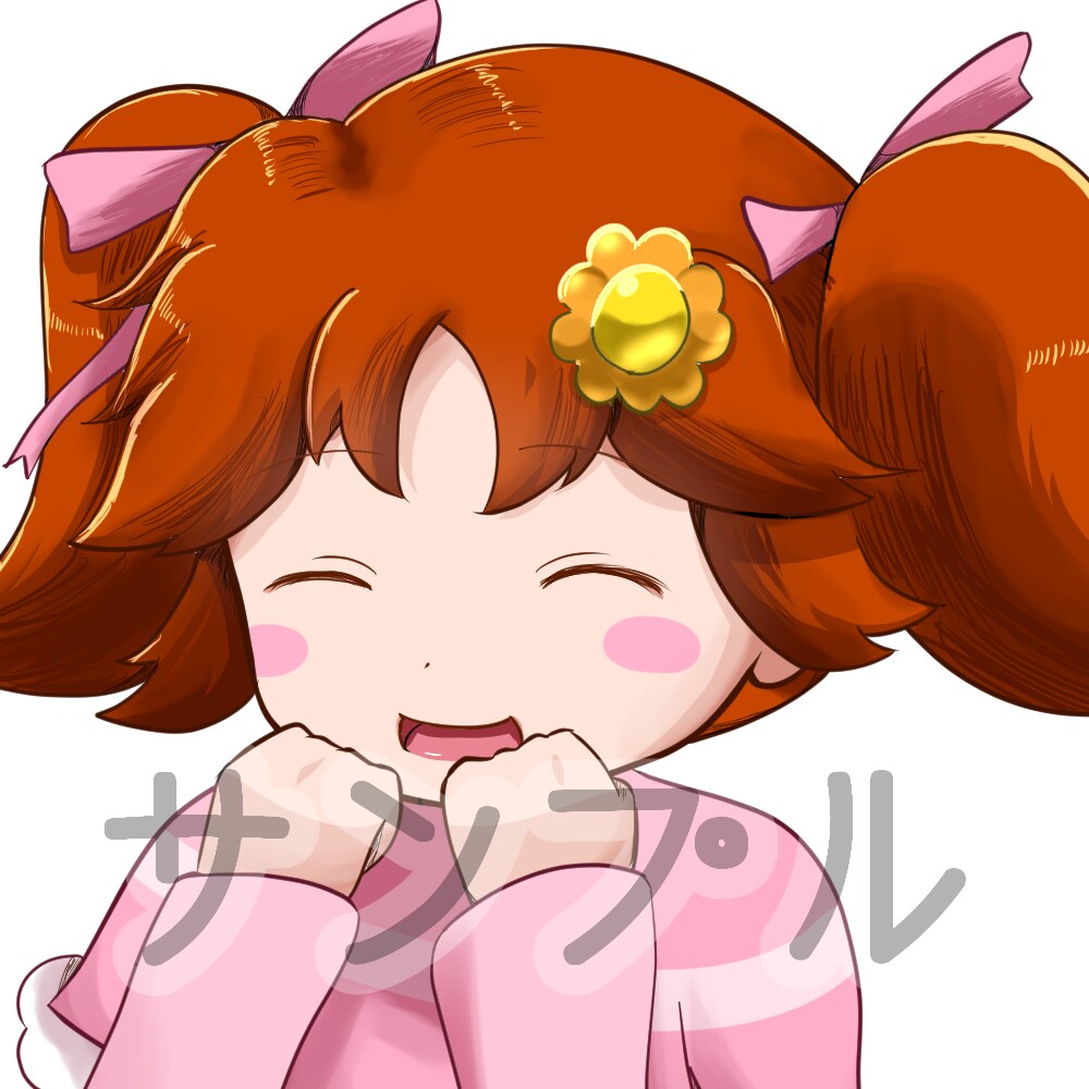 背景のない可愛い女の子のSNSアイコン描きます オリジナル限定！png形式なので背景は自由自在です！ イメージ3