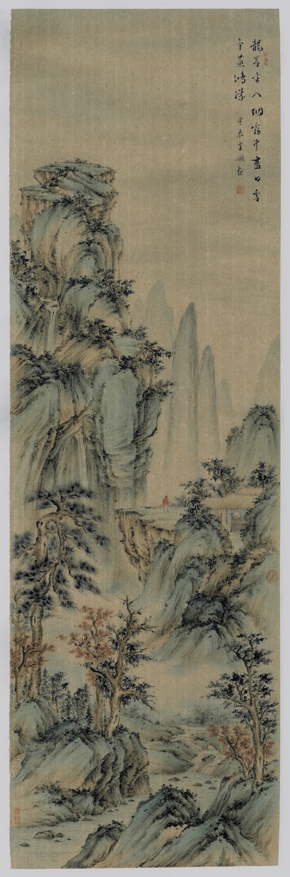 茶室や和室に調和する伝統的な水墨画を揮毫します 宋元時代の古法に基づいた伝統的な水墨表現を得意とします イメージ3