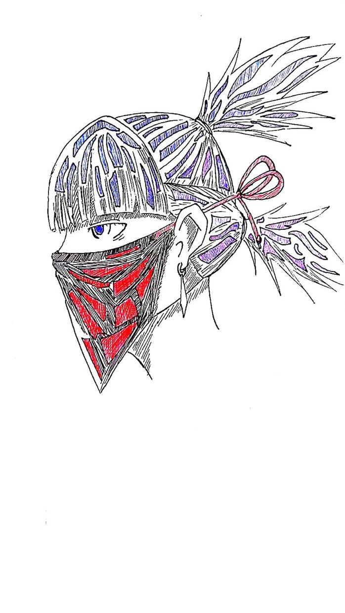 ペン画イラストを提供します ボールペンで描く独創的な世界観を描きます イメージ3
