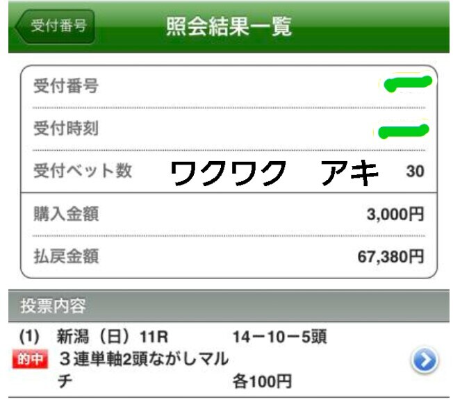 中央競馬当てます アイビスSD的中　馬券を当てたい方に イメージ1