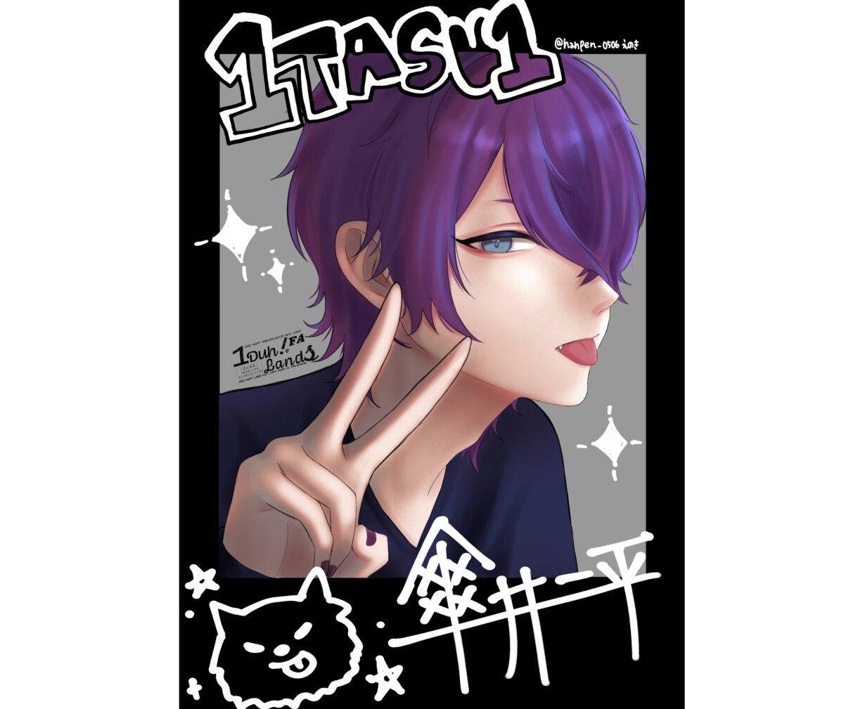 チェキ風イラスト描きます チェキ風のイラストを制作します イメージ3