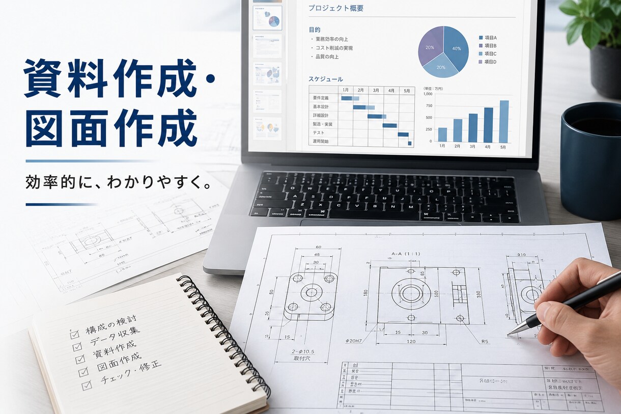 設備工事の図面修正や竣工図作成をサポートします 現場の追い回しで手が回らない現場向け！書類や図面のサポート イメージ1