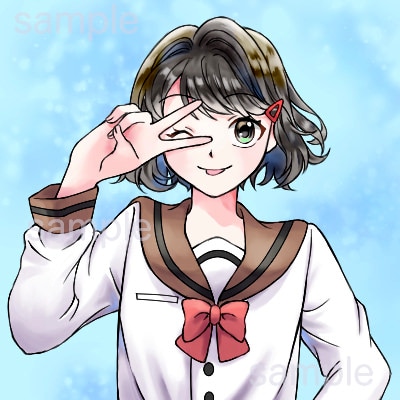 商用利用OK、SNS発信に♪人物アイコン描きます ちびキャラ〜頭身高めもOK！差がつくアイコンを作りませんか？ イメージ4
