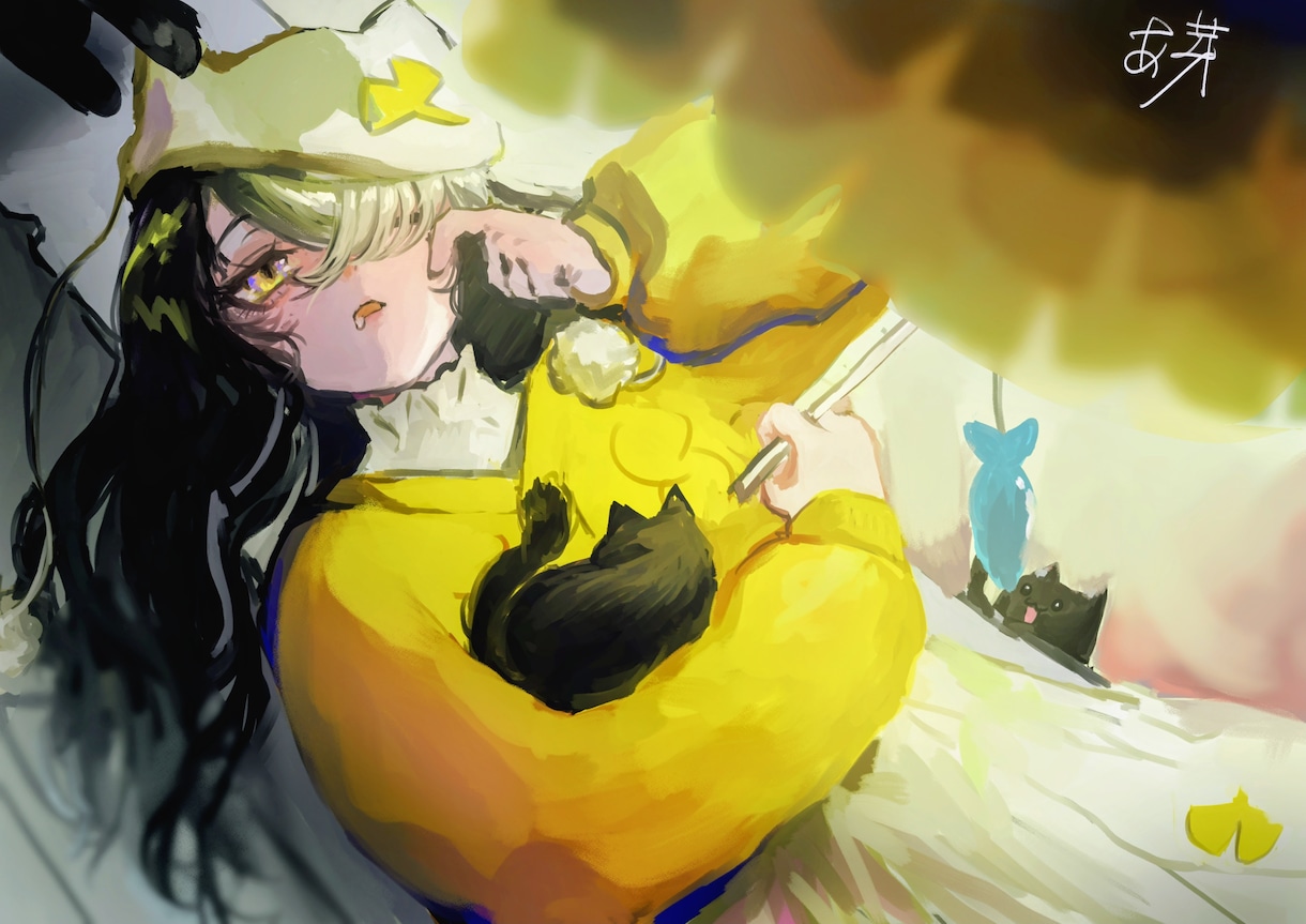 SNSアイコンや1枚絵の制作致します くすっと笑える様な愛らしい作品作りを心がけています! イメージ1