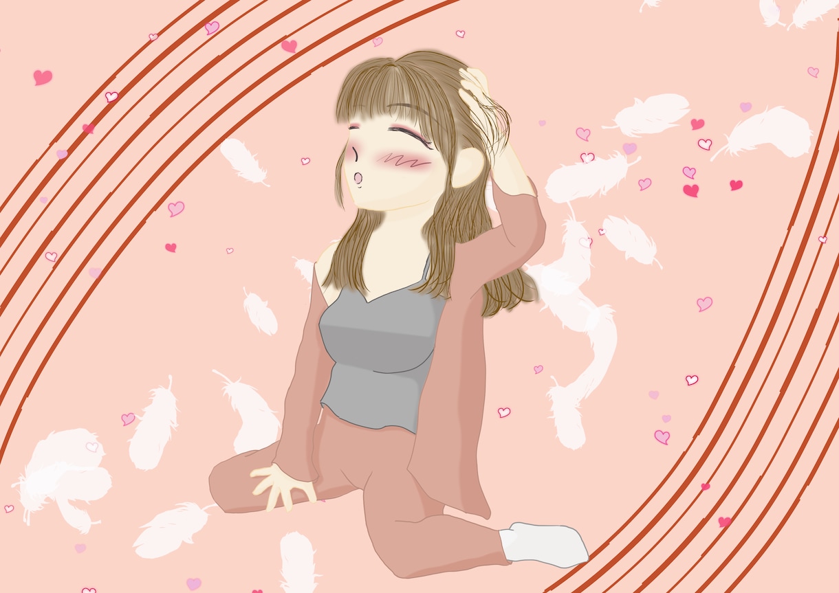 SNS用の可愛いイラスト描きます ゆるっとした可愛いキャラクターはいかがですか。 イメージ3