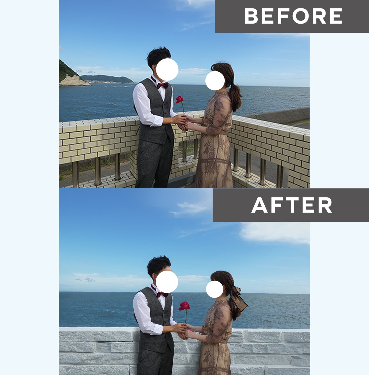 透明感と世界観を引き出す画像を編集します ★雰囲気ごと整えるレタッチを★ イメージ4
