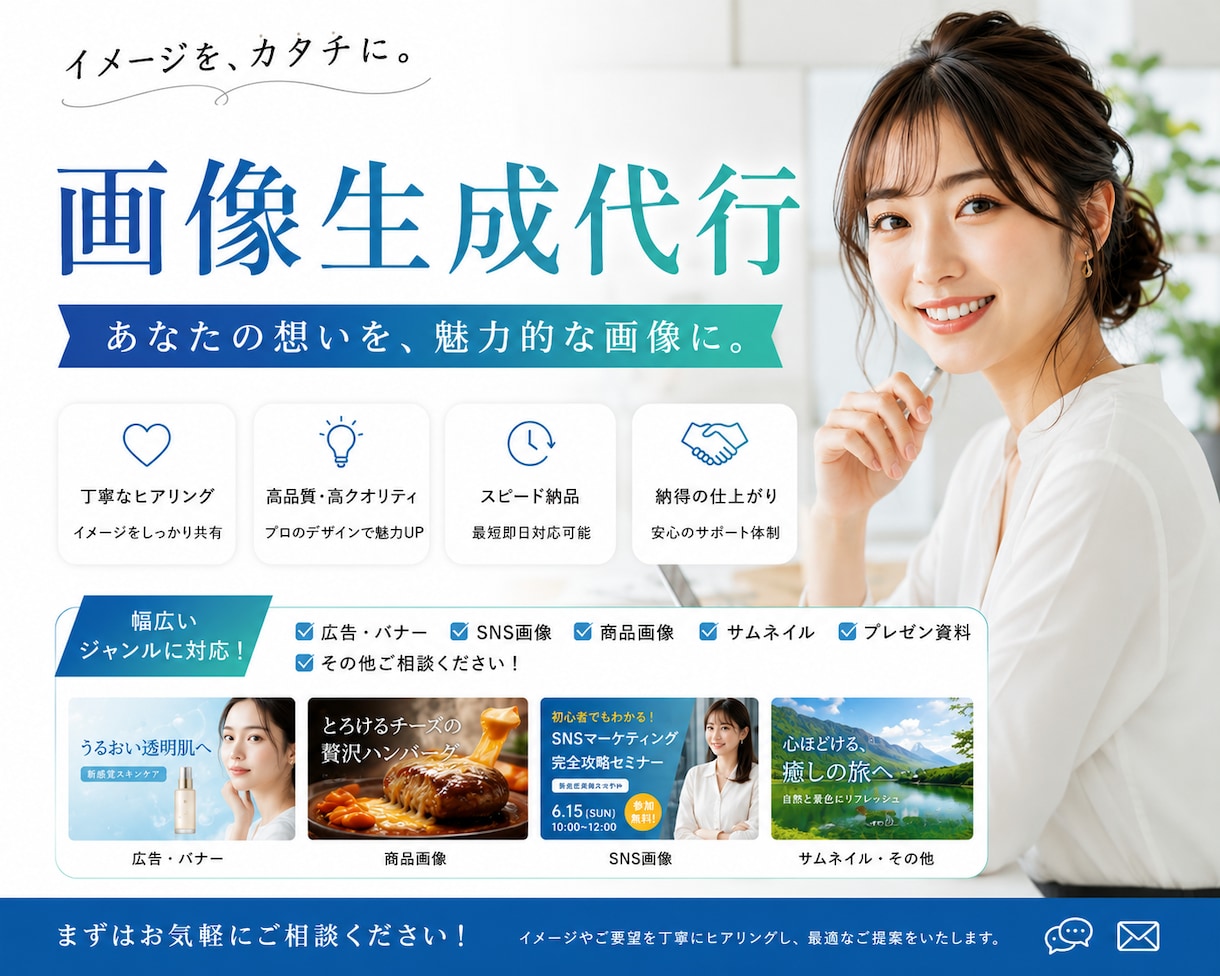 あなたのイメージを形にするAI画像生成代行します 生成経験4,000枚！あなたの理想を写真にします！ イメージ4
