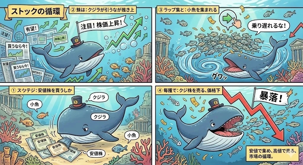 クジラモニター：市場の中のクジラを観察します ～解説動画、追加しました。ご参考に。 イメージ1