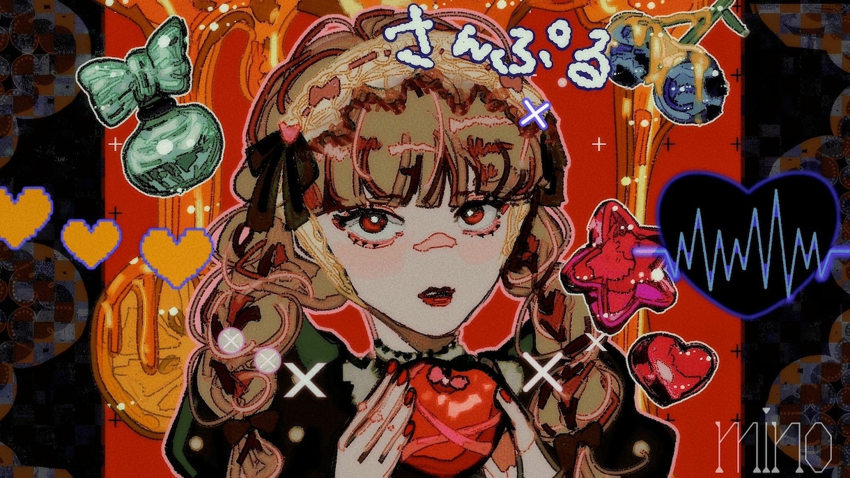 独自のタッチでサムネ絵を描きます 厚塗りを基調とした、多彩な色遣いで作品を仕上げます。 イメージ2