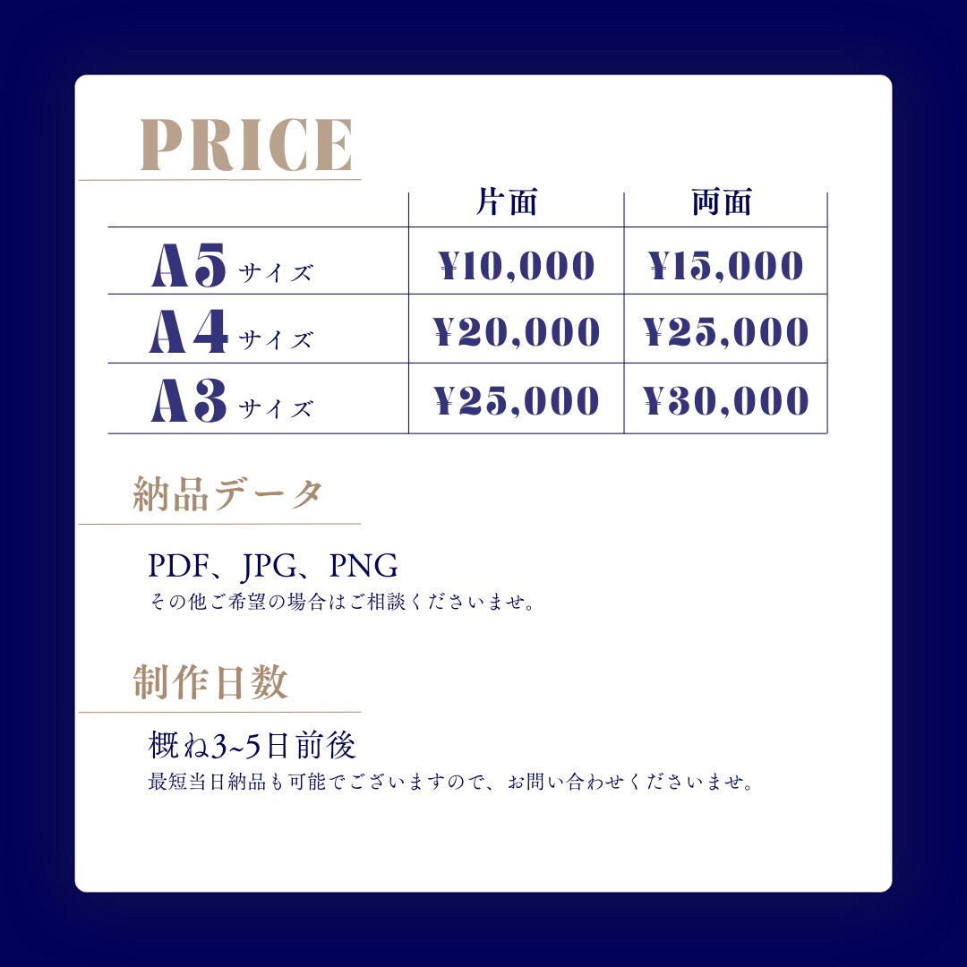 丸投げもOK！オーダメイドでチラシ作成します お客様のご要望に合わせて意味のあるご提案をいたします。 イメージ2