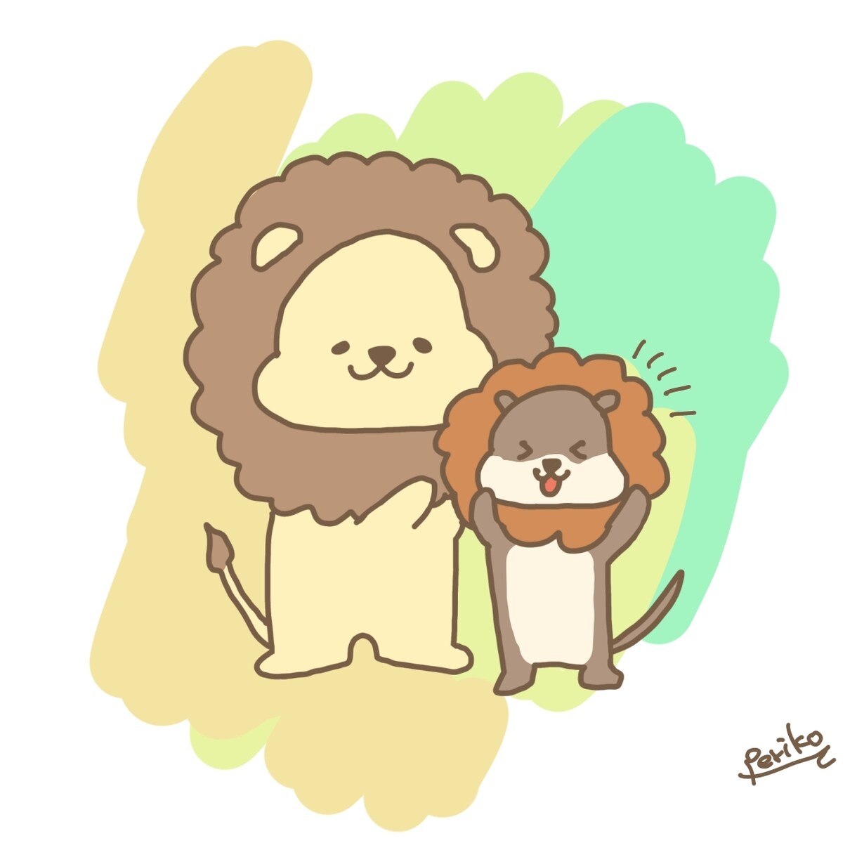 ゆるっとした動物をかきます アイコンや、おたよりの挿絵にもお使いできます！ イメージ5